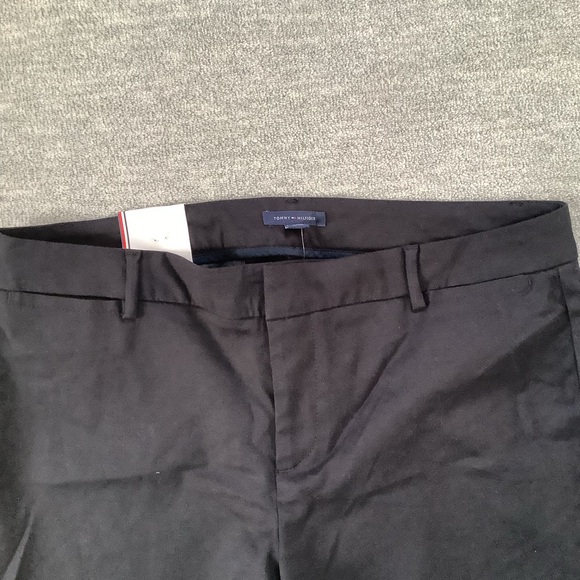 Tommy Hilfiger NWT Waverly Slim Stretch Black Capri Sz. 12 - Picture 3 of 7